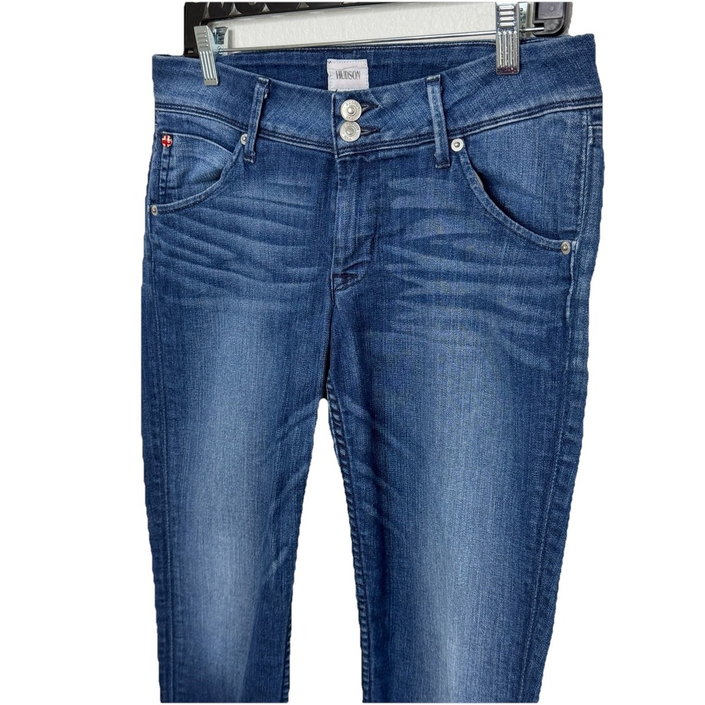 Hudson Colin Flap Skinny‎ Crop Medium Wash Size 29 - Picture 3 of 13
